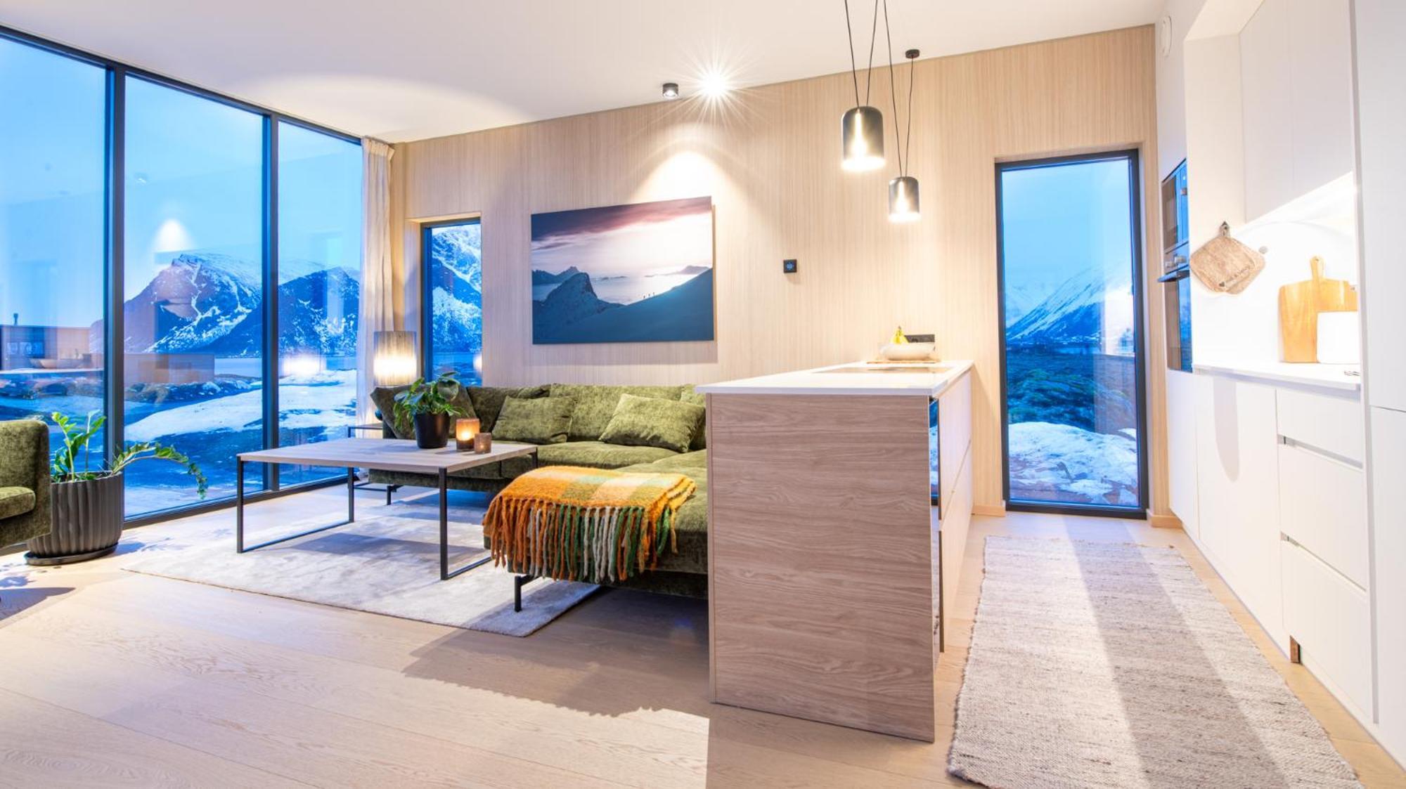 New Luxury Cabin Near Henningsvaer Lofoten Kleppstad Dış mekan fotoğraf