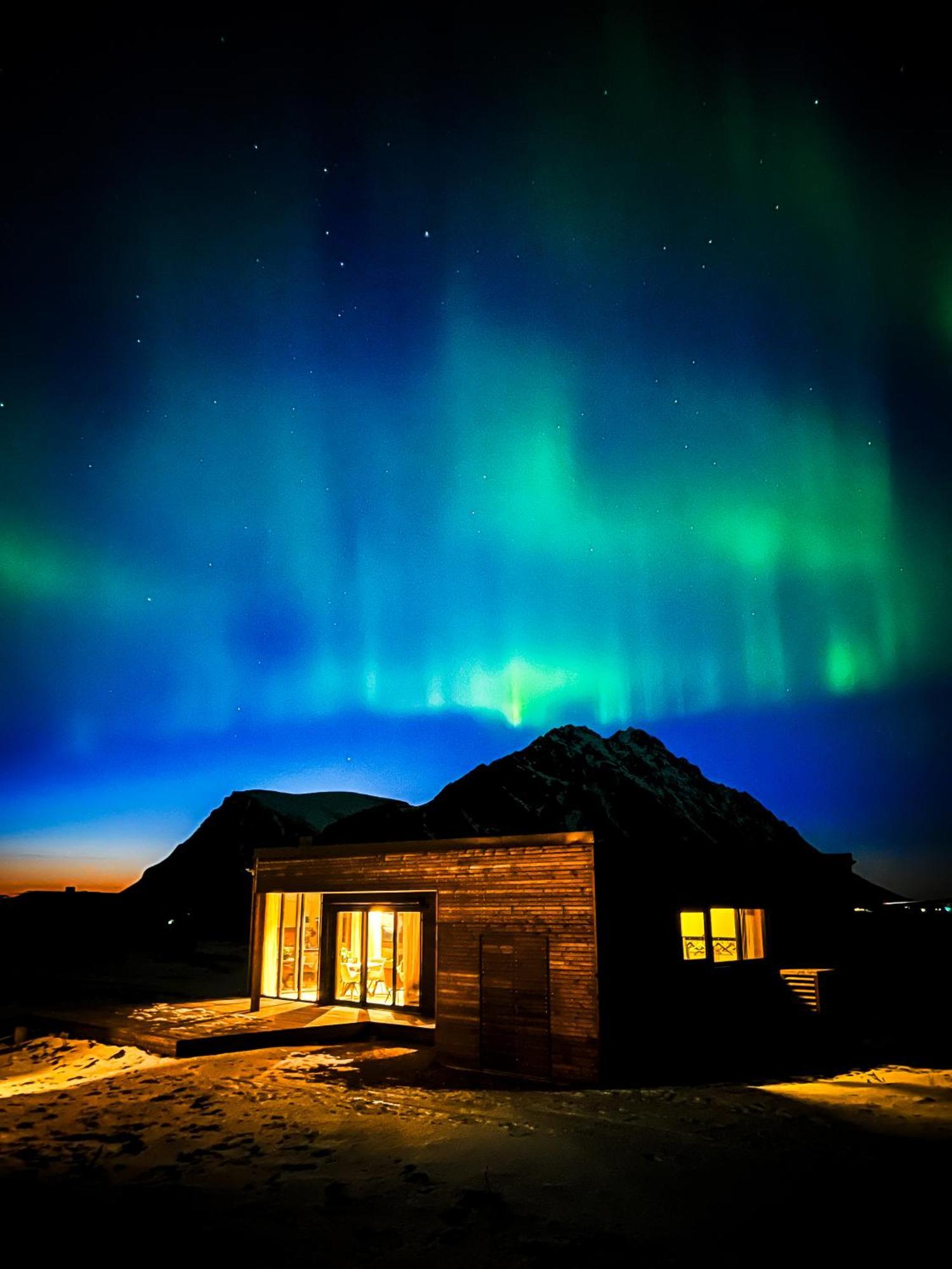 New Luxury Cabin Near Henningsvaer Lofoten Kleppstad Dış mekan fotoğraf